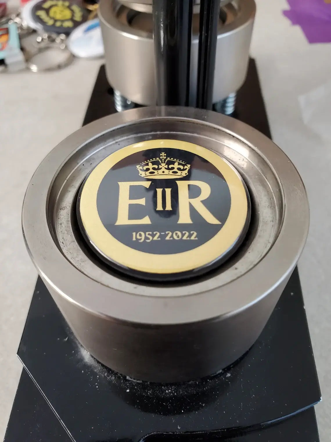 That Shirt Store & More - Queen Elizabeth II Memorial 1.5" Button - Agricola Street Books