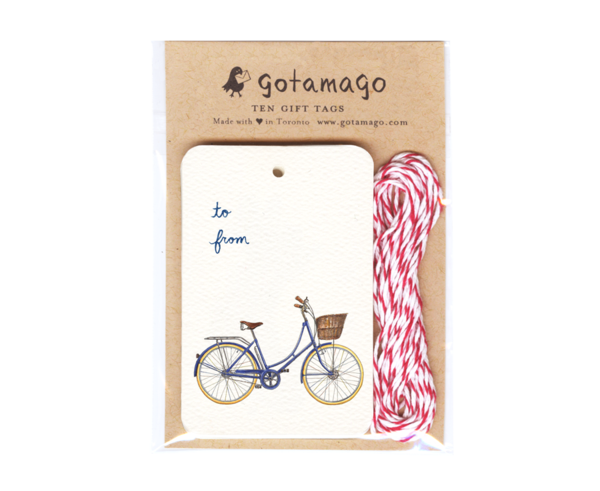 Gotamago - Blue Dutch Gift Tags, Set of 10 - Agricola Street Books