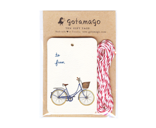 Gotamago - Blue Dutch Gift Tags, Set of 10 - Agricola Street Books