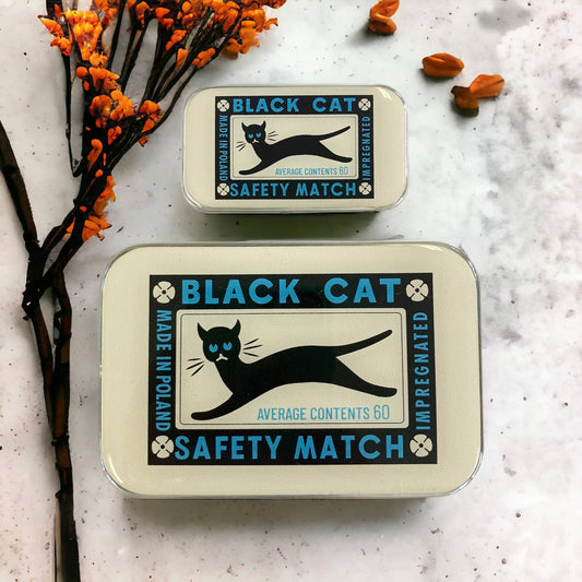 Firefly Notes - Black cat notions tin