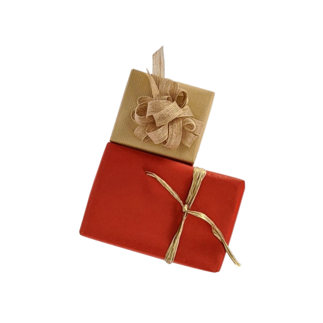 Ofelia & Co. - Natural Kraft Wrapping Paper in Red - 24" x 30'