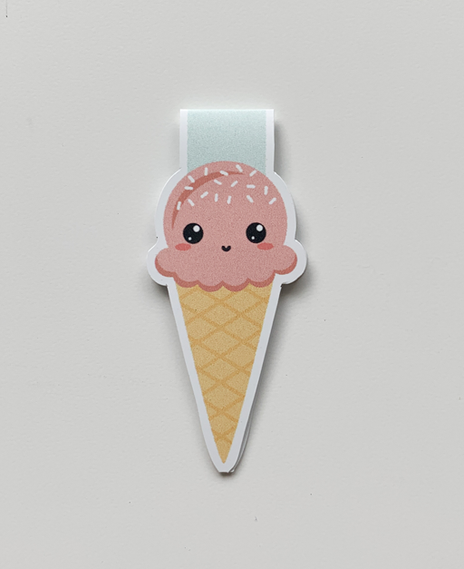 IMPAPER - Ice Cream Magnetic Bookmark - Agricola Street Books
